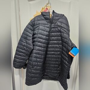 Columbia Westridge Mid Down Jacket Omni Shield Black 3xl Water Resistant Hooded